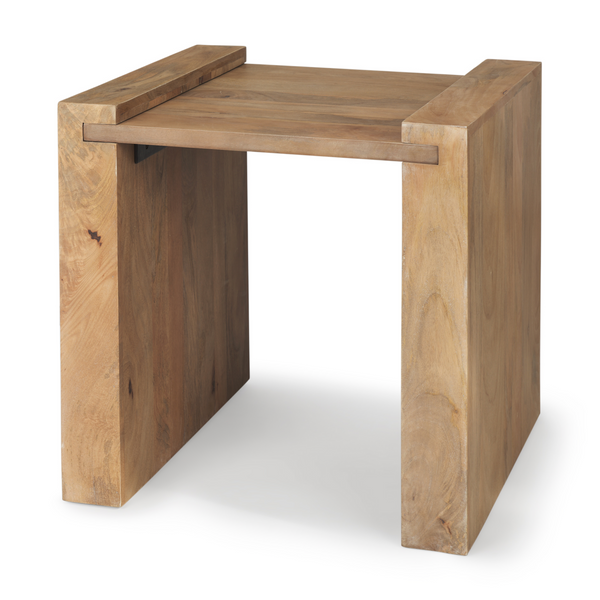 Athelia Light Wood Accent Table