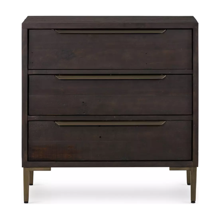 Wyeth 3 Drawer Dresser - Dark Carbon