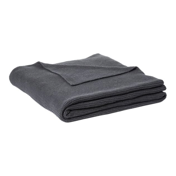 Charly Knit Blanket - Black