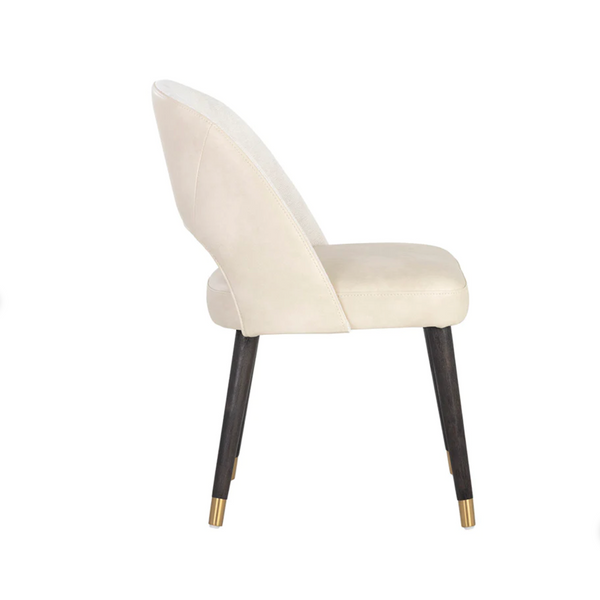 Monae Dining Chair in Cream/Muslin