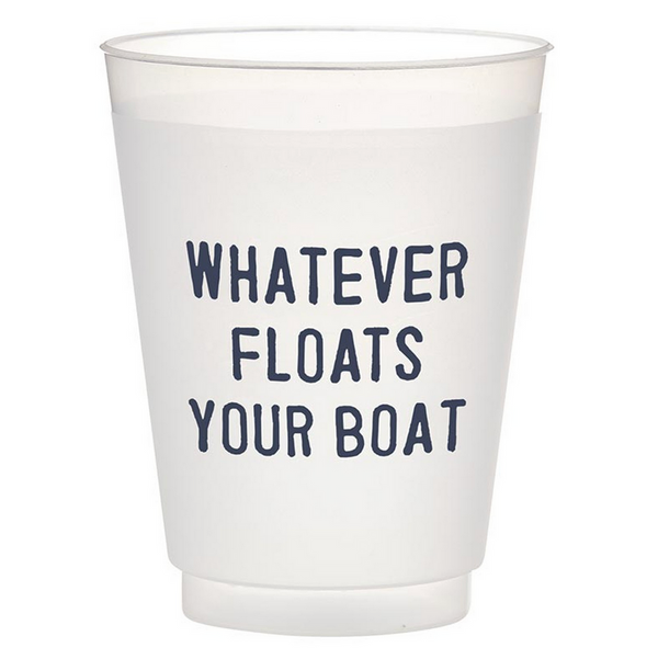 Whatever Floats your Boat Frost Cup - Set of 8