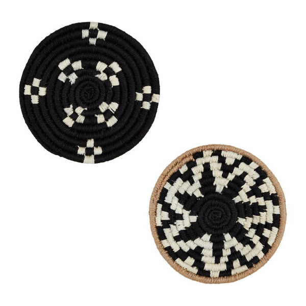 Black Coiled Trivets 2 Styles