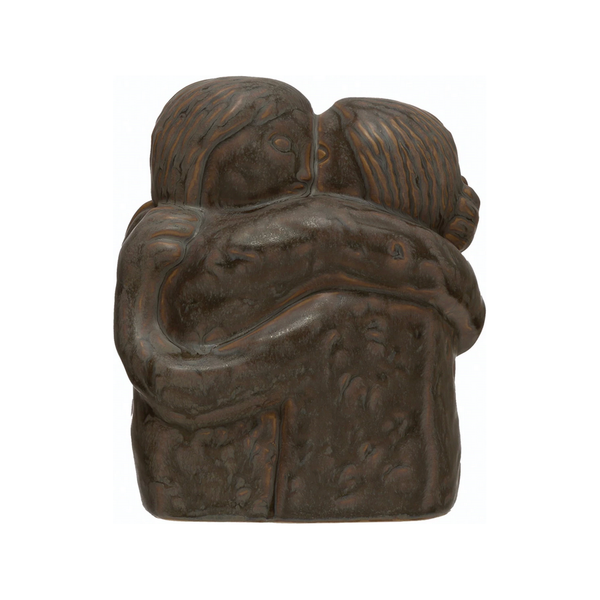 Stoneware Hugging Figures