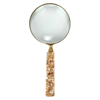 Mother of Pearl &amp; Resin Magnifying Glass