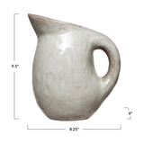 Stoneware Pitcher - Bone