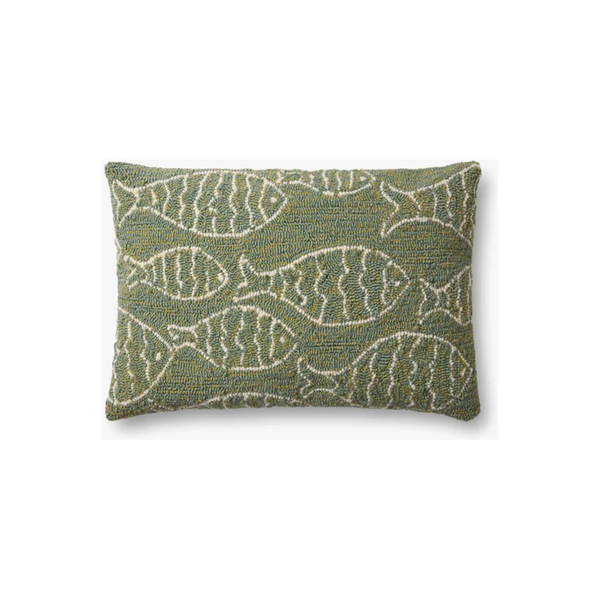 Oliver Outdoor Cushion 16" x 26" in Green