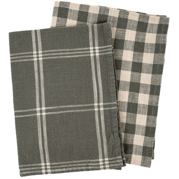 Gingham Tea Towels, Set of 2