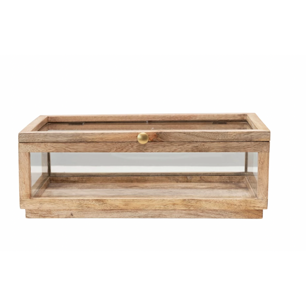 Wood and Glass Display Box