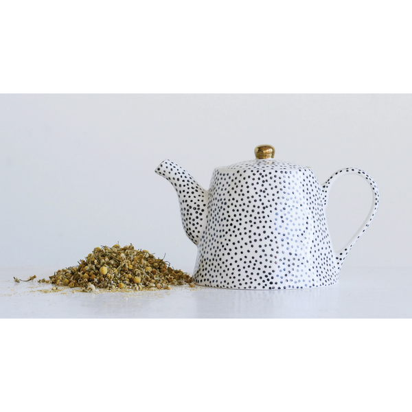 Teapot with Black Speckles
