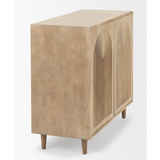 Tucker Accent Cabinet in Light Brown