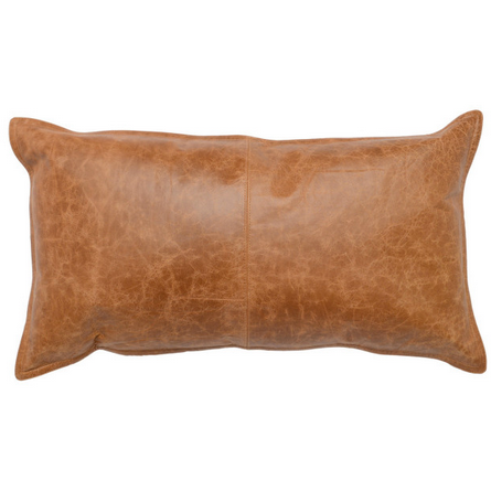 Leather Dumont Chestnut Cushion