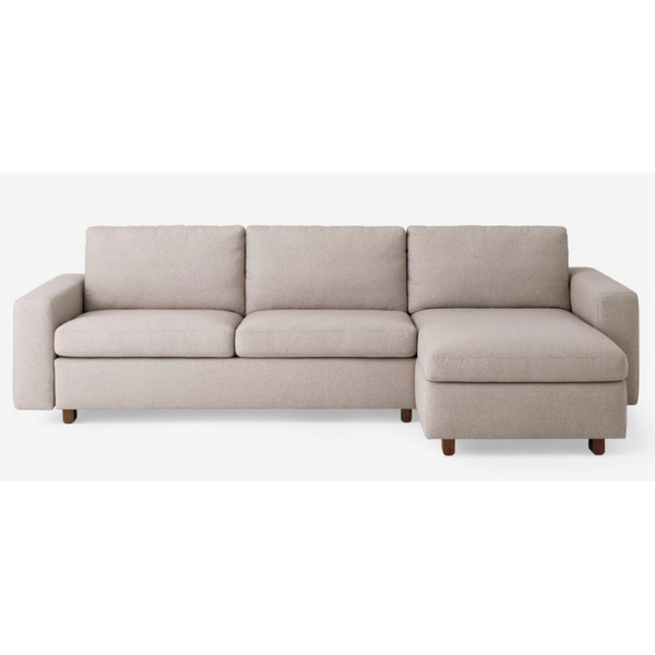 Reva 2 Piece Sectional Sleeper Sofa with Storage Chaise