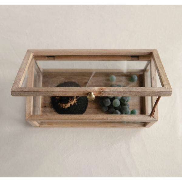 Wood and Glass Display Box