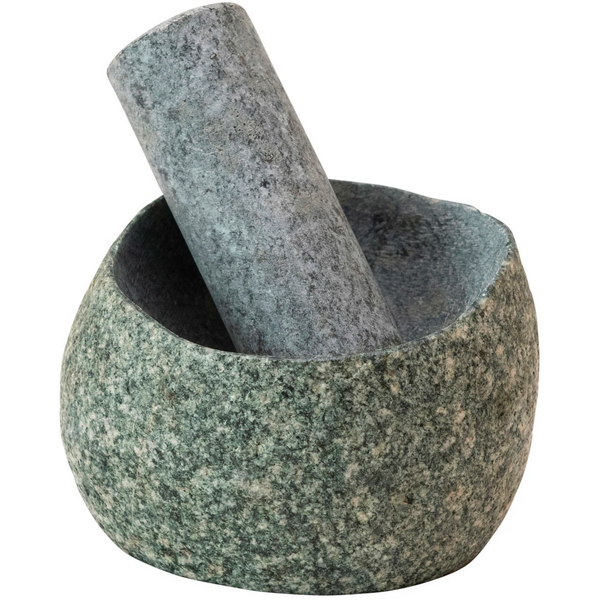 Natural Stone Mortar &amp; Pestle (Each One Will Vary)