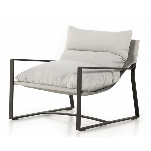 Avon Outdoor Sling Chair - Stone Grey