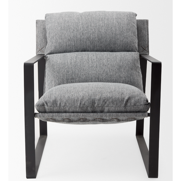 Gillian Sling Accent Chair - Dark Grey