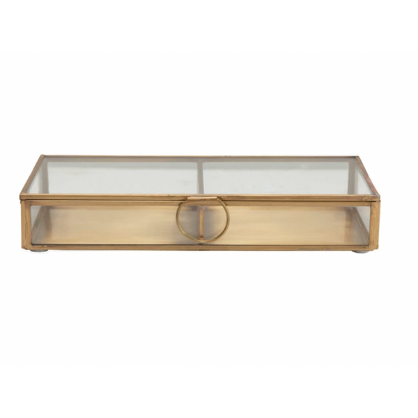Brass and Glass Display Box