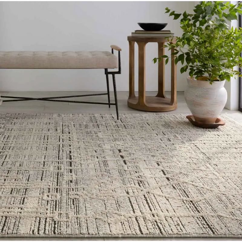 Lore Rug - Cream and Grey