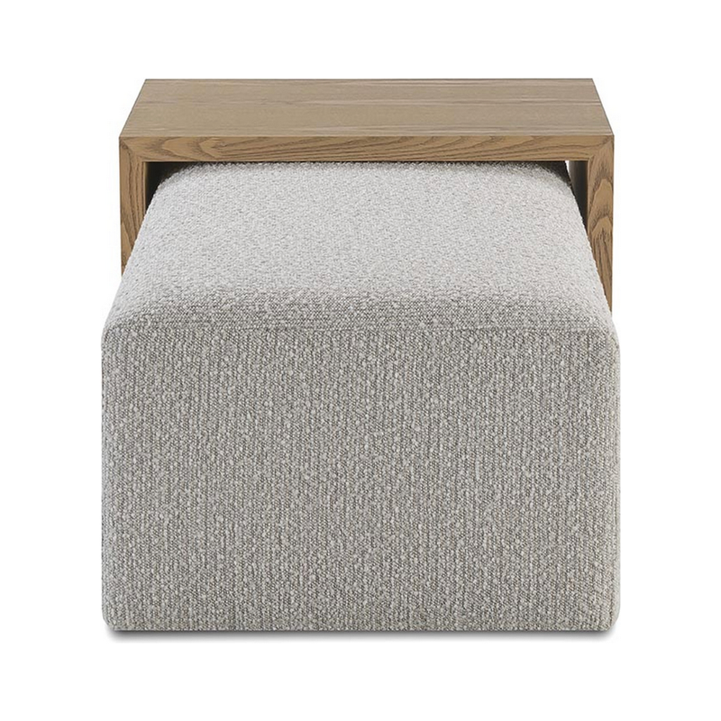 Forest Coffee Ottoman - Heather Natural