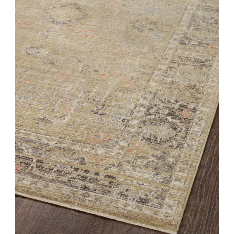 Millie Rug - Gold and Charcoal