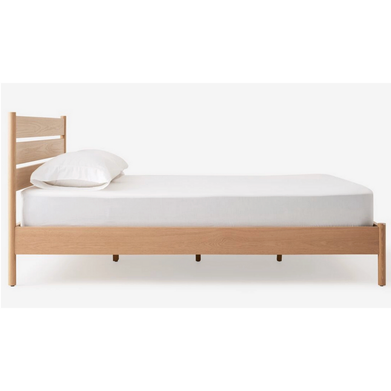 Monarch Bed - Oak with Metal Frame