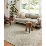 Noelle Area Rug in Ivory/Black