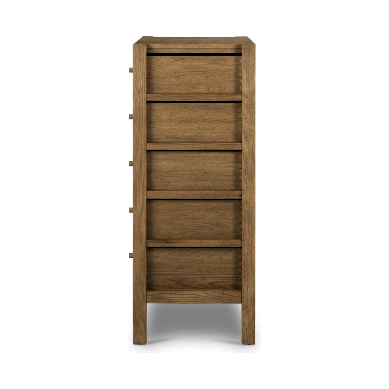 Meadow 5 Drawer Dresser in Tawny Oak