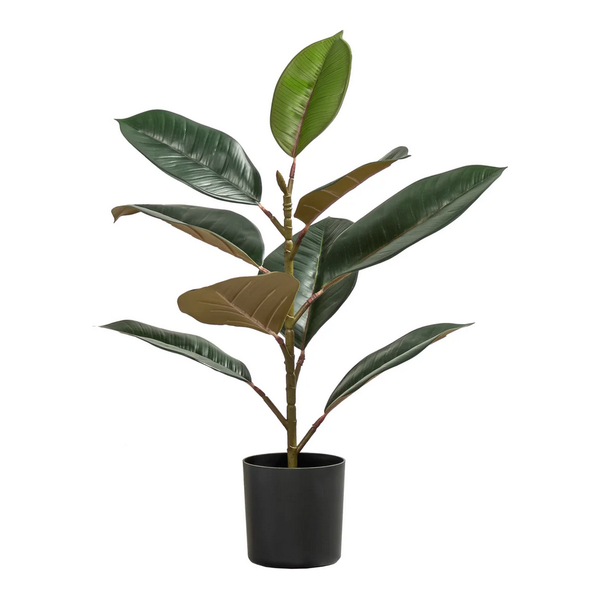 Rubber Tree 21h" Faux Potted Plant