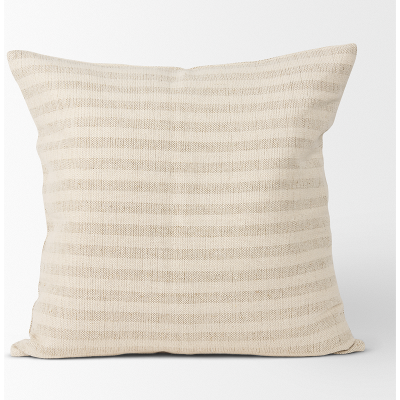 Jace Cushion - Cream and Beige