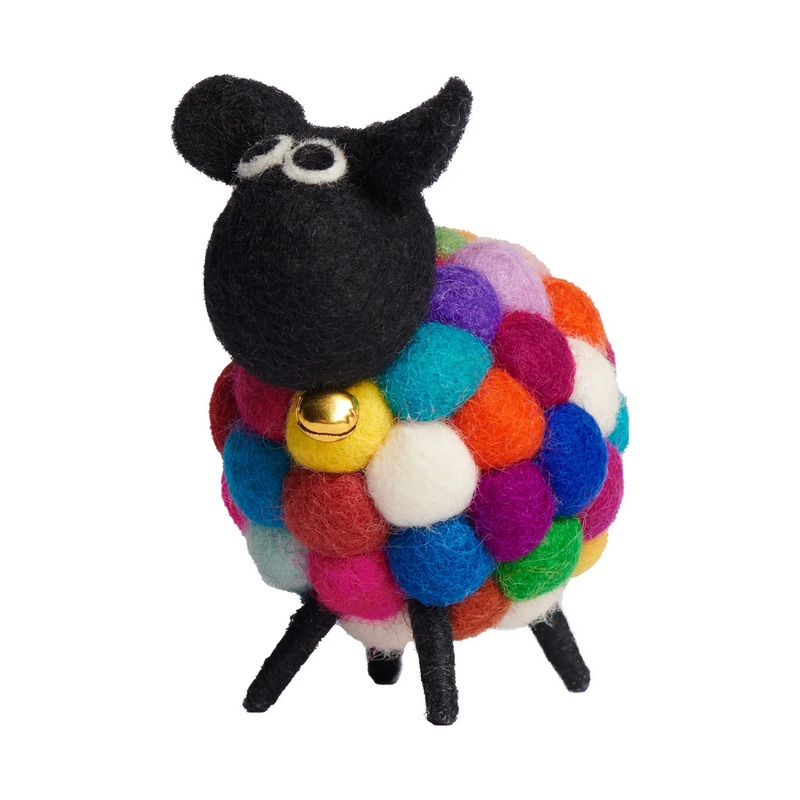 MODWOOL Felt Ball 3.5" Sheep Decor