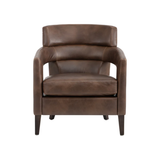 Bloor Lounge Chair in Havana Dark Brown