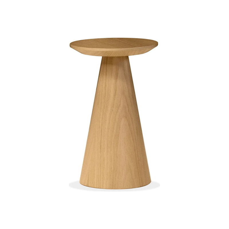 Tower Low Side Table - White Oak