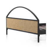 Natalia Bed King in Natural Circle Cane