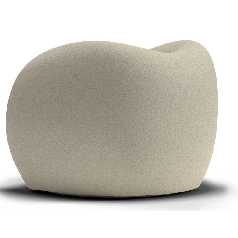 Dune Swivel Lounge Chair - Teddy Cream