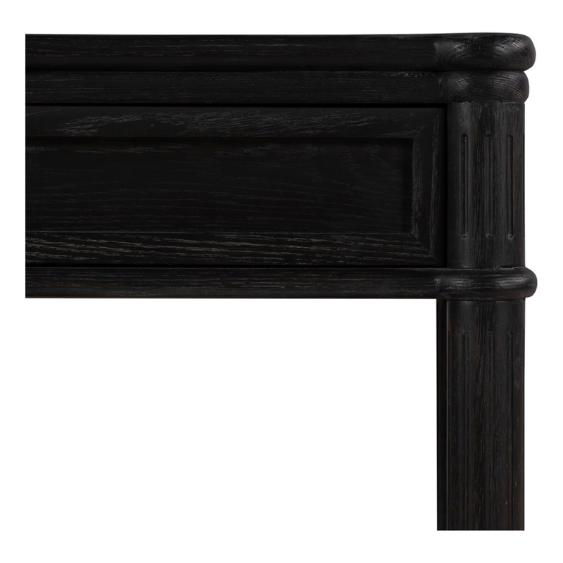 Toulouse Nightstand in Distressed Black