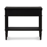 Toulouse Nightstand in Distressed Black