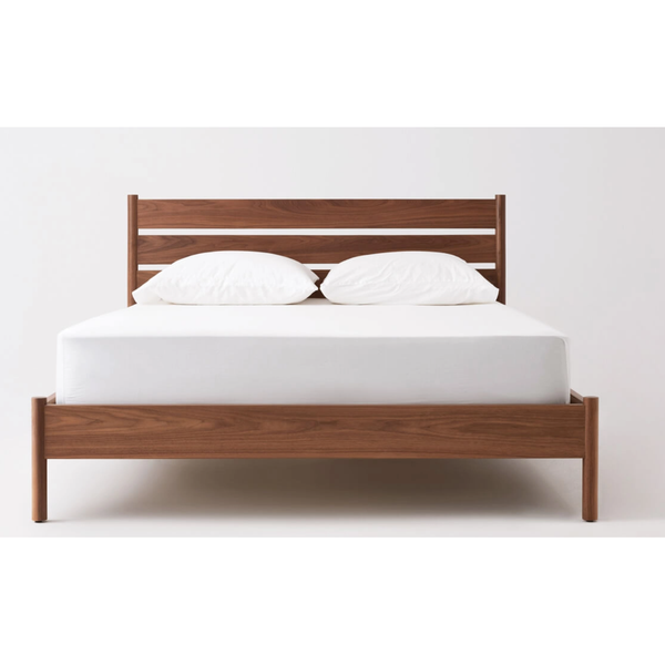 Monarch Bed - Walnut with Metal Frame