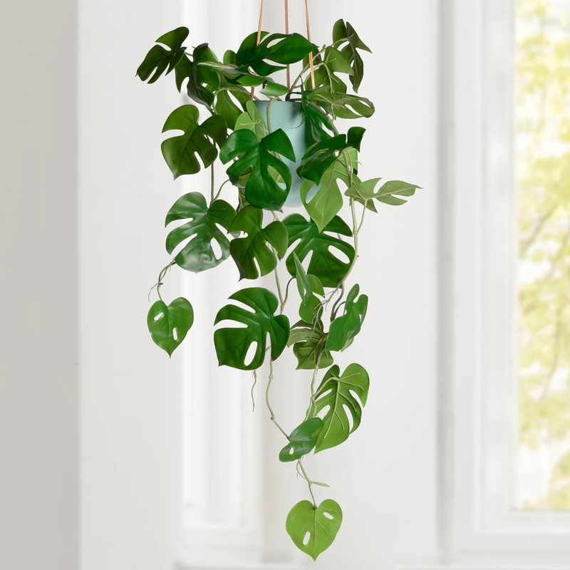 Monstera Faux 33" Multi Leaf Vine Spray