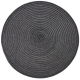 Urban Two Tone Woven Round Vinyl Placemat