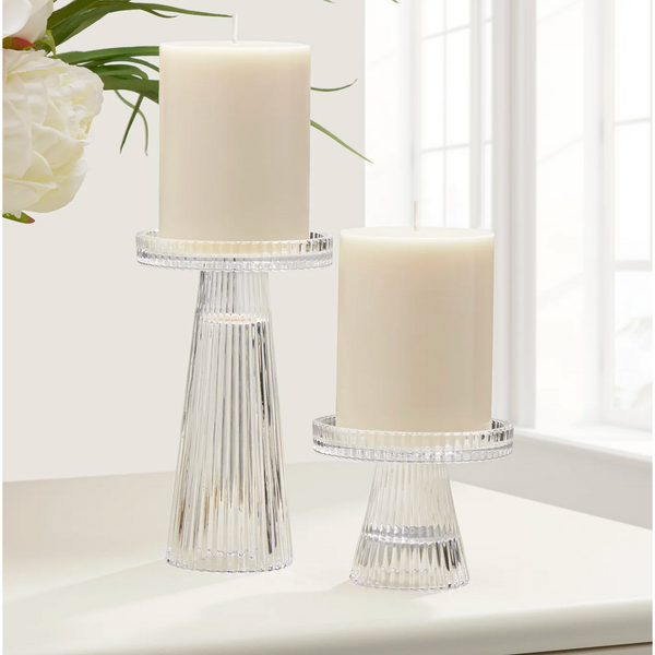 Anya Glass Pillar Holder