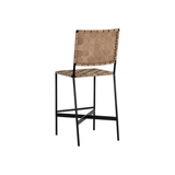 Omari Counter Stool in Sueded Light Tan