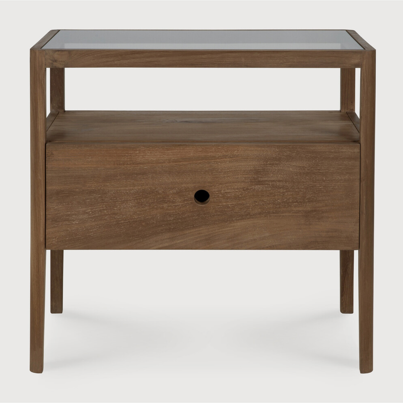 Spindle Nightstand in Reclaimed Teak