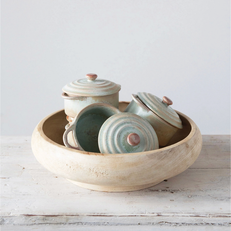 Stoneware Mini Baker with Glaze