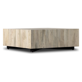 Hudson Square Coffee Table in Bleached Spalted Primavera