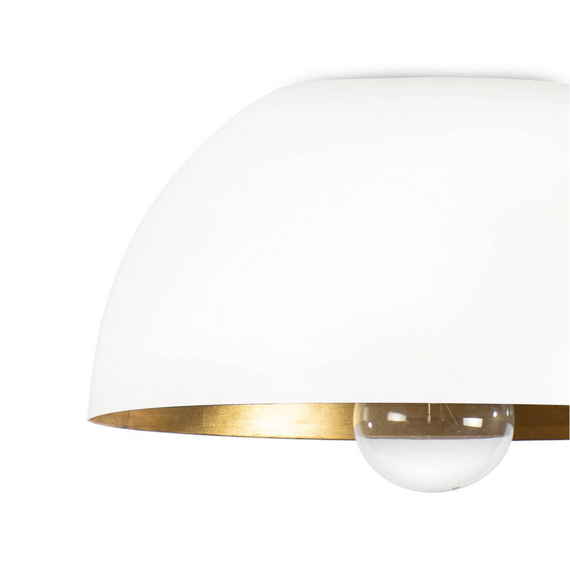 Sigmund Flush Mount in White