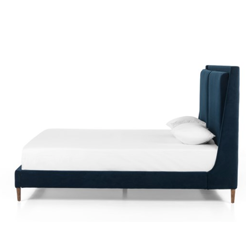 Potter Bed - Modern Velvet Ink - King