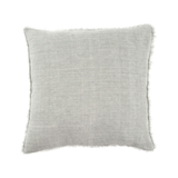 Lina Linen Cushion - Flint Grey