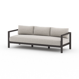 Sonoma Outdoor Sofa in Venao Grey with Bronze Frame