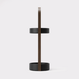 Bellwood Umbrella Stand in Black and Walnut