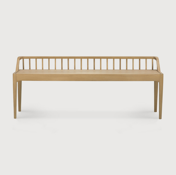 Spindle Bench in Oak